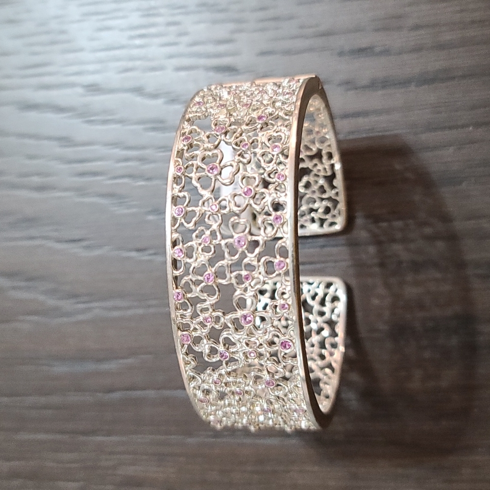 925 SS Swarovski cuff